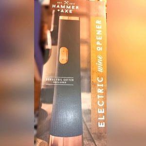 Wine Opener Electric Cordless Reverse Action Foil Cutter Included New In Box